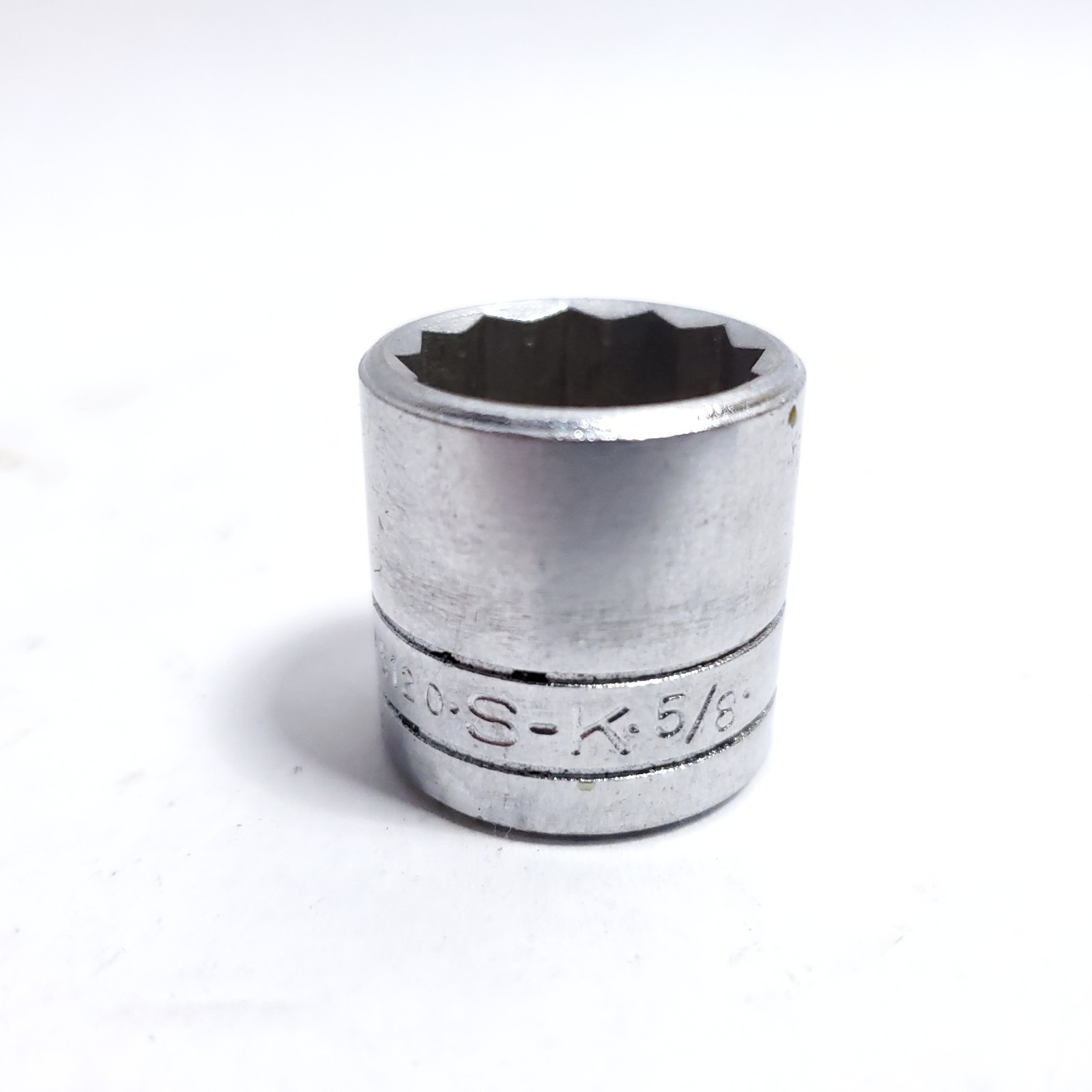 S-K 3/8" Drive 5/8" Shallow SAE Socket 45120 12-point