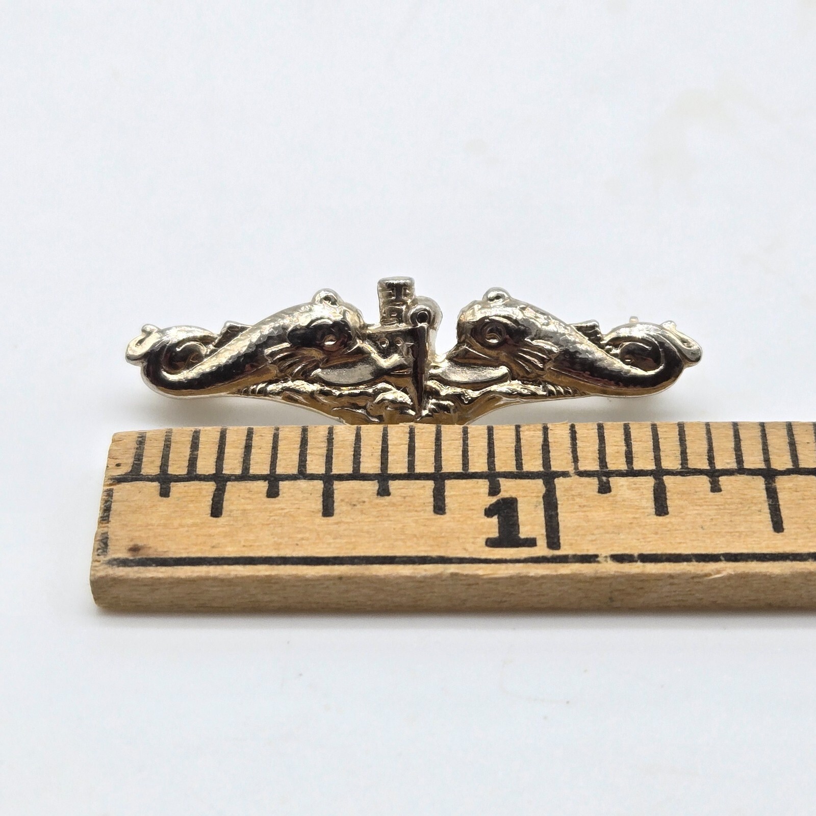 US Navy USN Submarine Dolphin Mess Dress Pin Badge 38mm Submariner Sweetheart