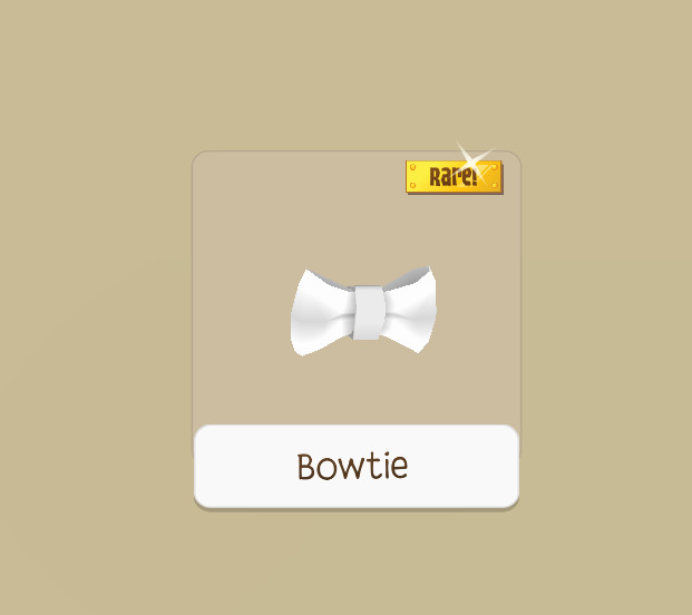 AJPW Rare White Bowtie WB Animal Jam Play Wild Read Description