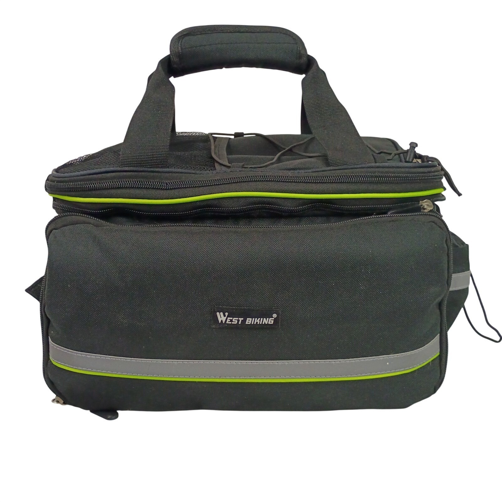 West Biking 35L Large Waterproof Multi-Function Bicycle Rack Pannier Bag Black