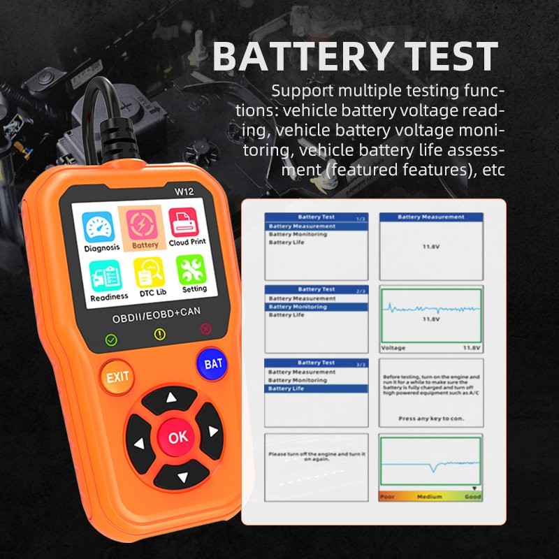 FISONA OBD2 Scanner Car Engine Fault Code Reader Diagnostic Scan Tool