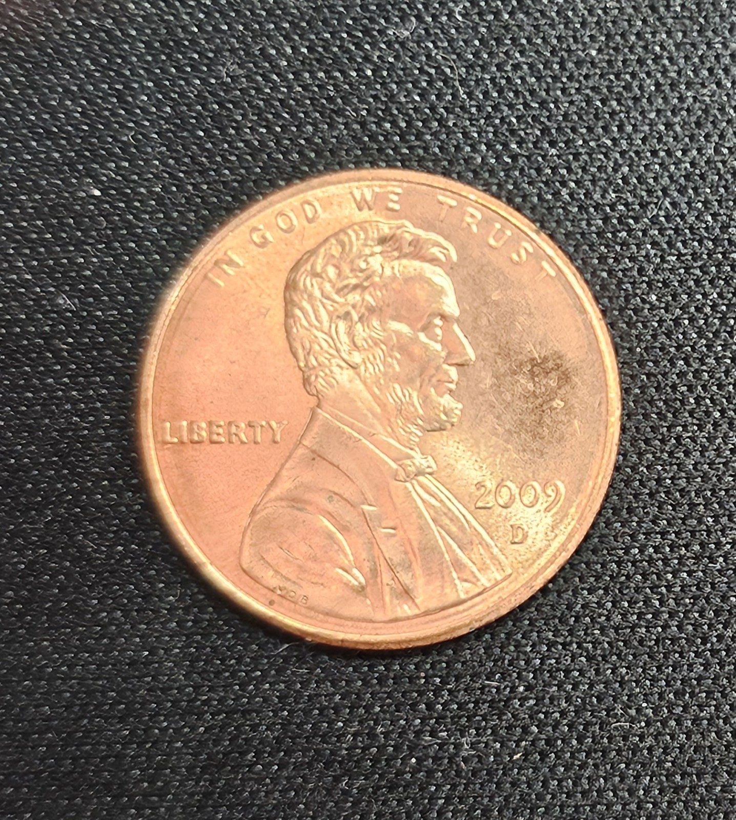 2009 D Lincoln Memorial Bicentennial Penny - Formative Years - D MINT MARK