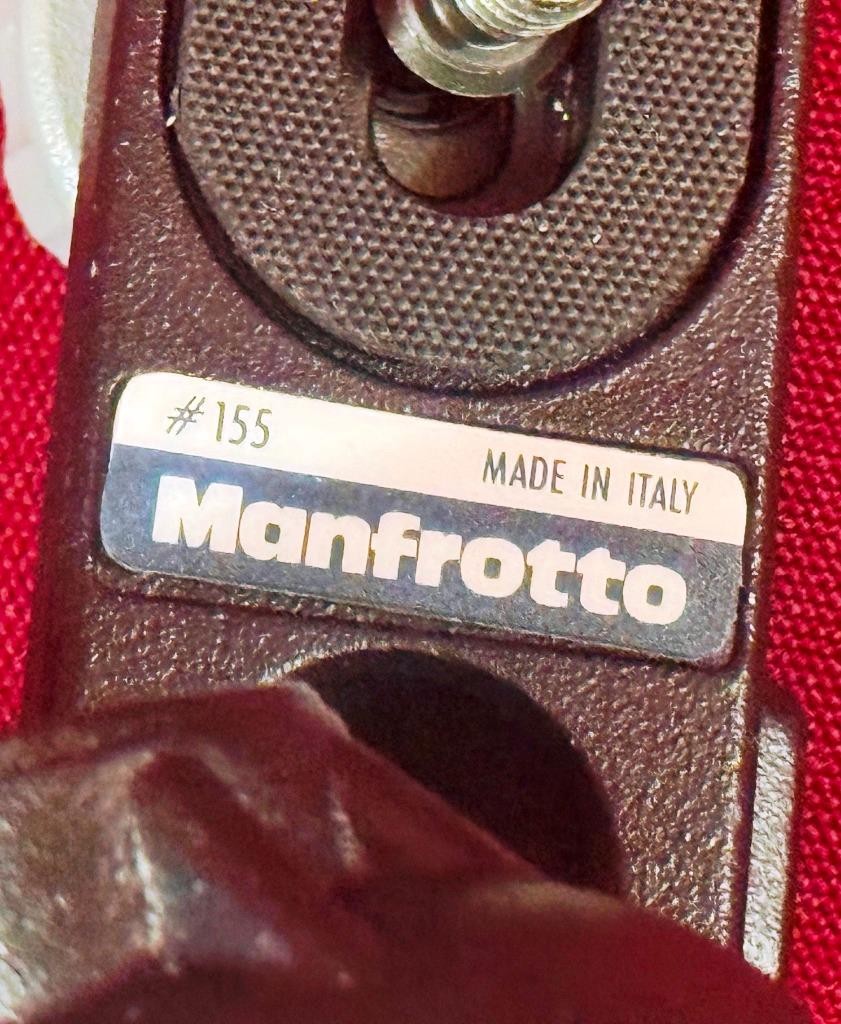 Manfrotto 155 Double Ball Joint Head Camera Platform + Hague Suction Pad Support