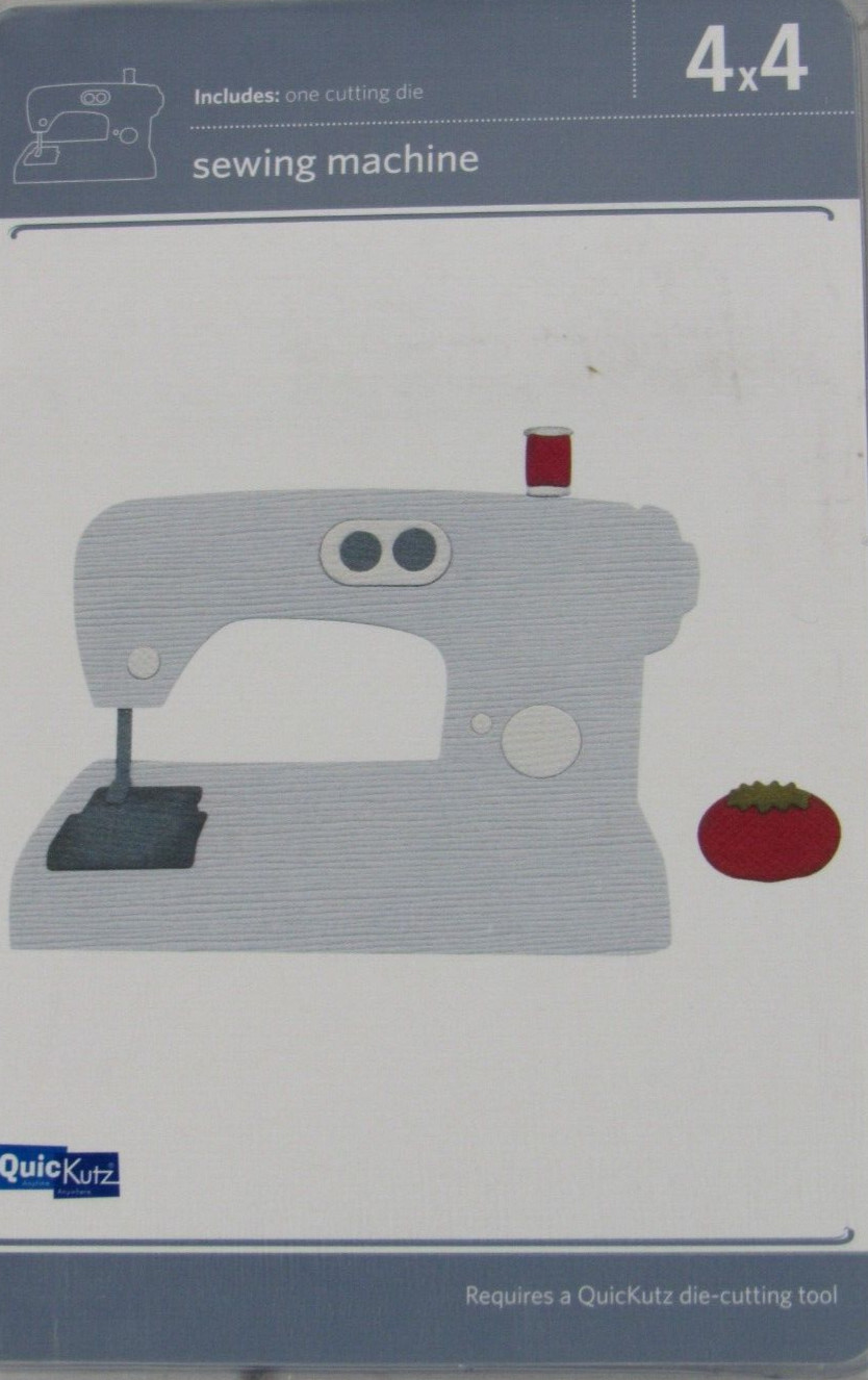 QuicKutz Sewing Machine 4x4, 1 Cutting Die Set REV-0211-S