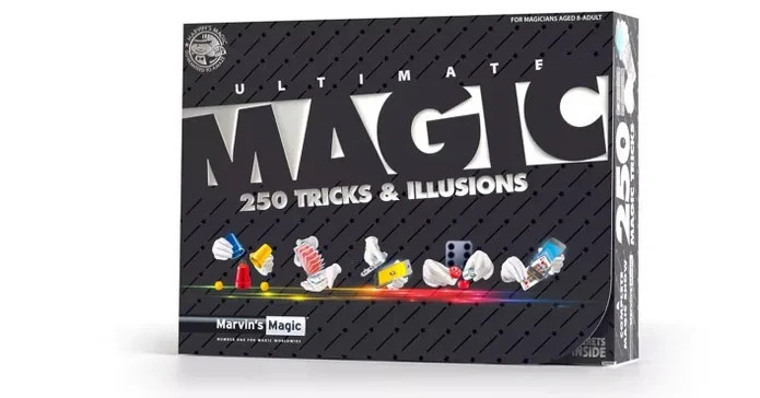 Ultimate Magic 250 Tricks and Stunts - Marvin's Magic Card Tricks Set Kit New!