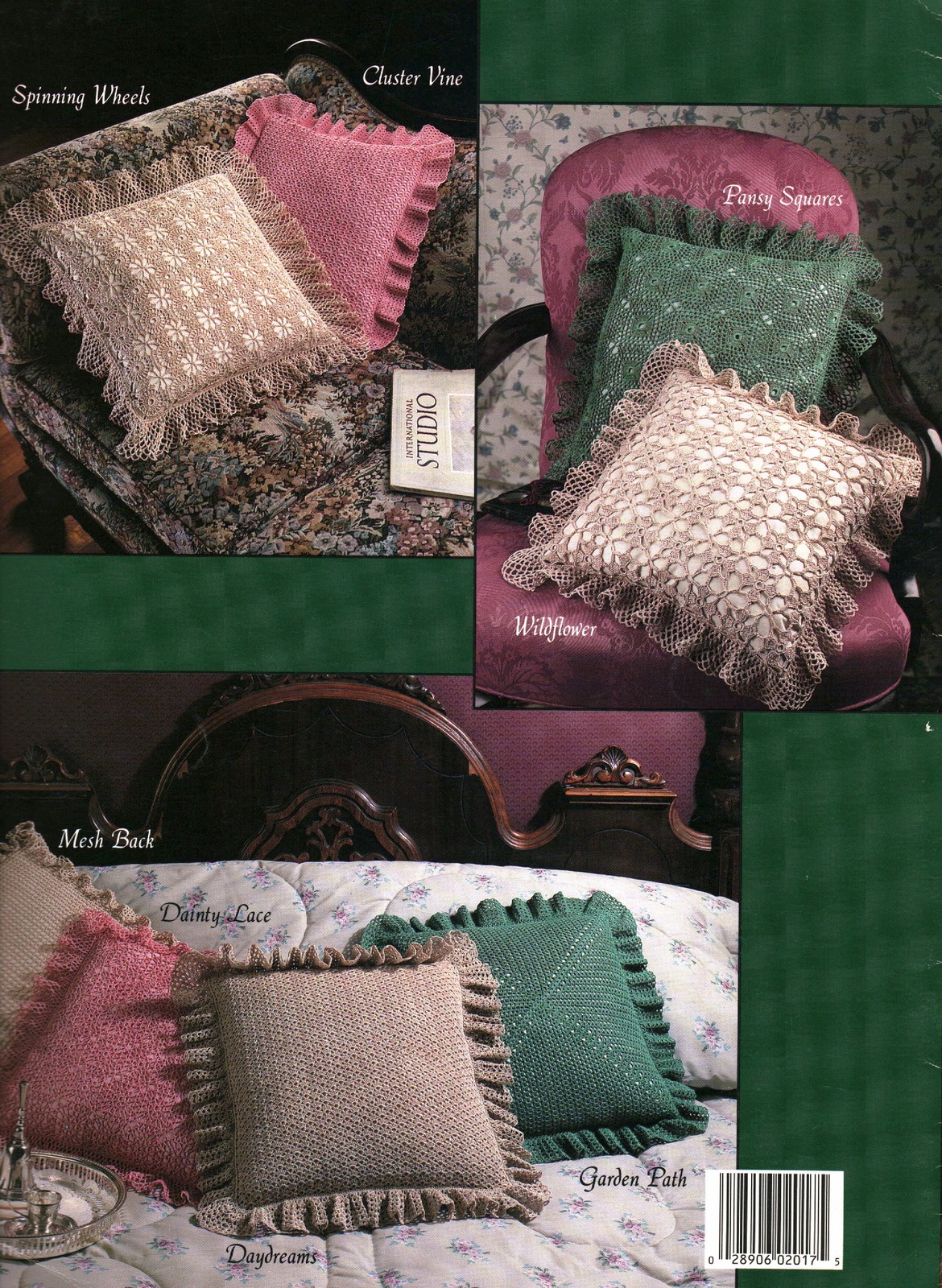 Lace Pillows Crocheted with Thread | Leisure Arts 2017