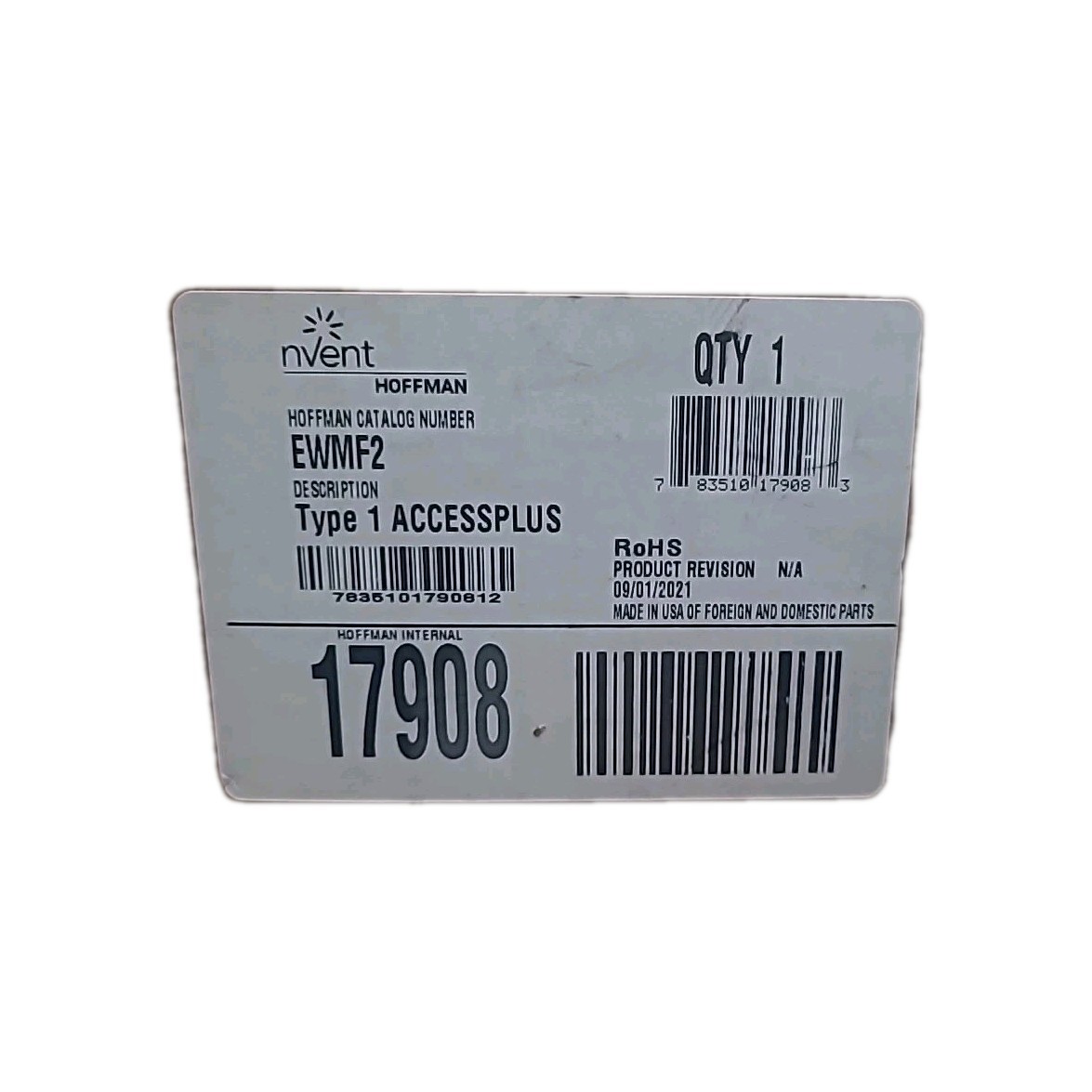 Hoffman NVENT EWMF2 17908 AccessPlus Fan Kit, fits 25, 30, 36 in. 115VAC 100CFM