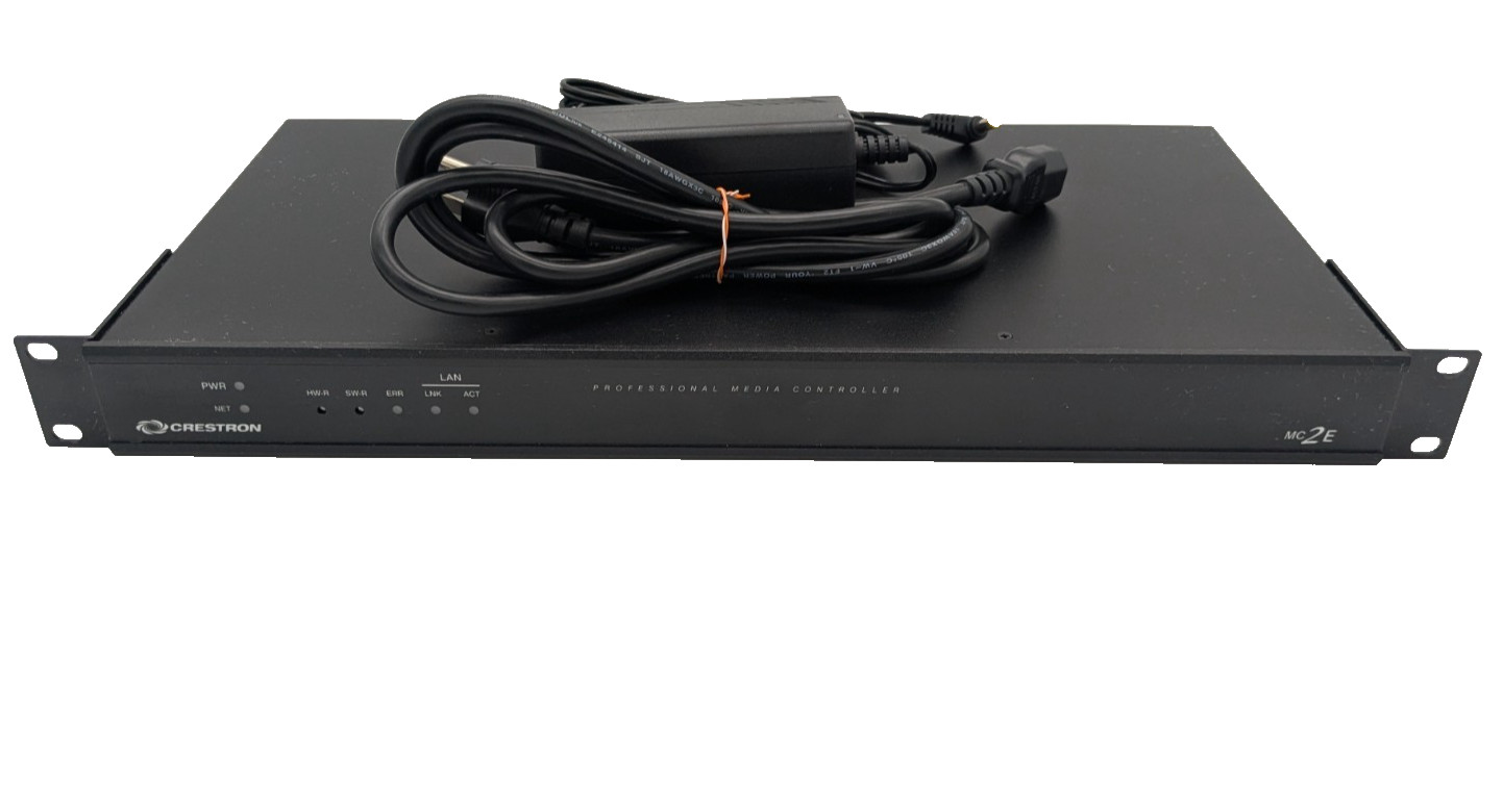 CRESTRON MC2E Professional Media Controller w/OEM Power Supply, Rack Mounts Used