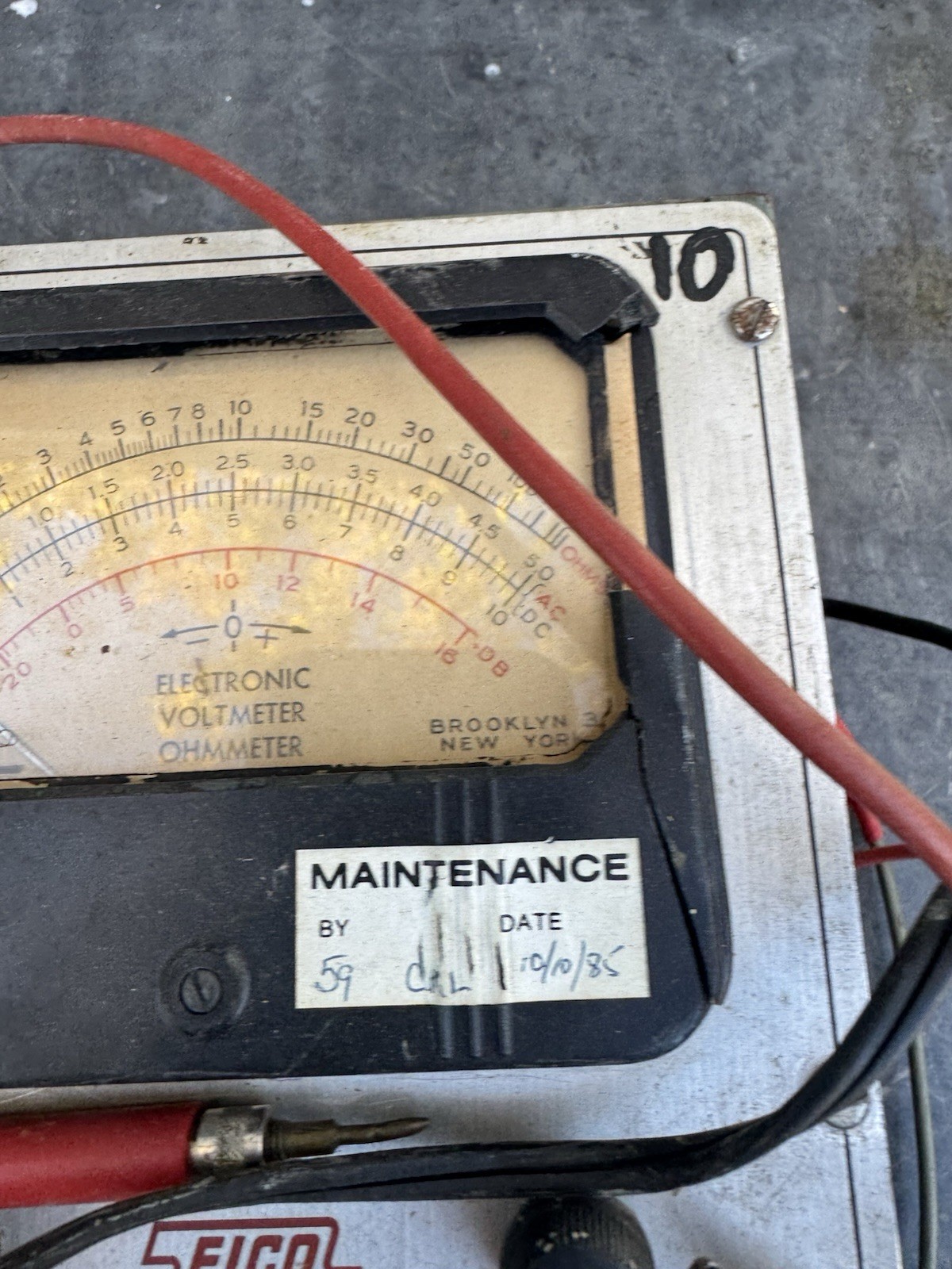 Vintage EICO Model 221 VTVM Tube Multimeter Untested