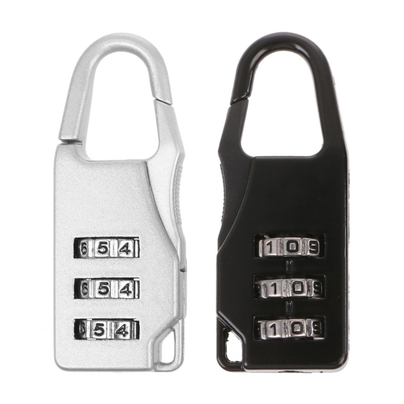 New Lock Travel Luggage 3 Digit Combination Padlocks Suitcase Security Parts