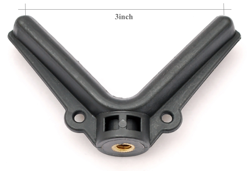 Hammers V Yoke Rest Mount with camera thread for Monopod Tripod Shooting Stick