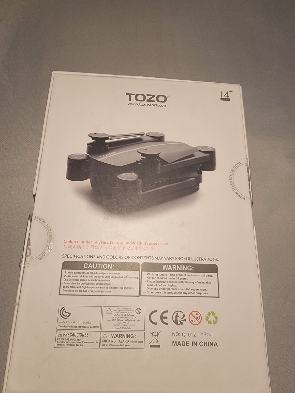 TOZO Q1012 Quadcopter Drone w/ Camera, WiFi FPV, Remote Control, Black