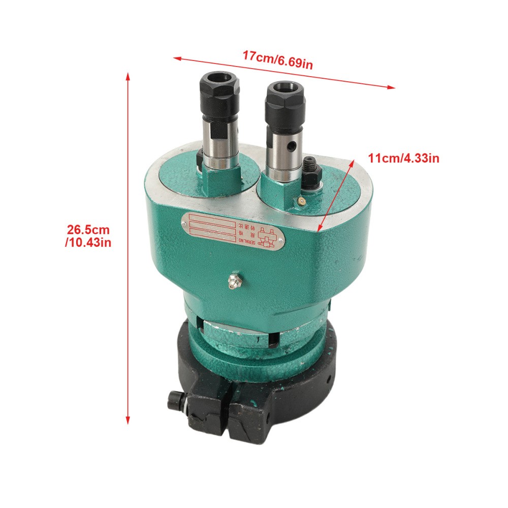 Adjustable Two-Spindle Drill Automatic Multi-Head Drill Tapping Machine Φ 92mm