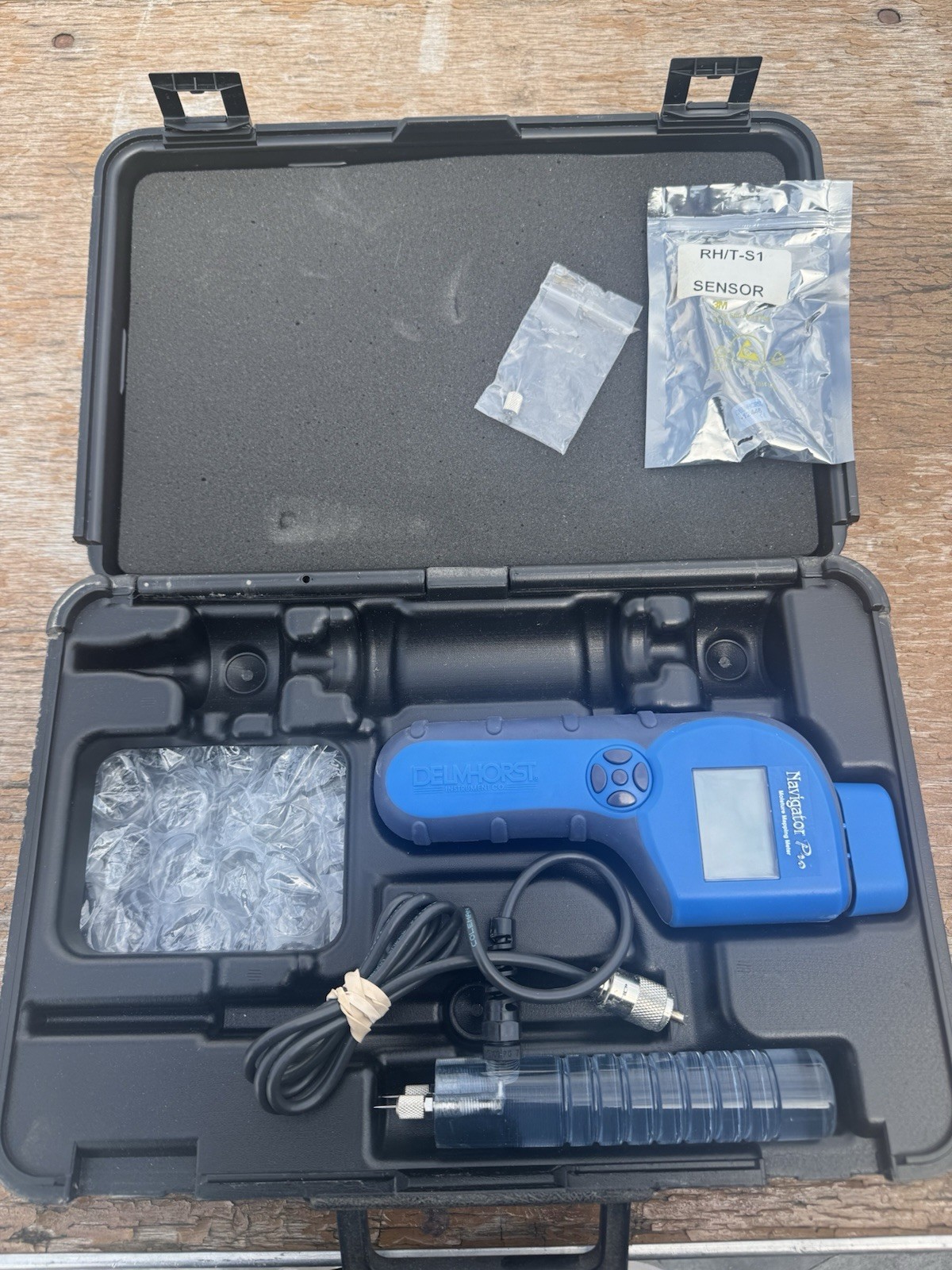 Delmhorst Navigator Pro 3‑in‑1 Moisture Meter