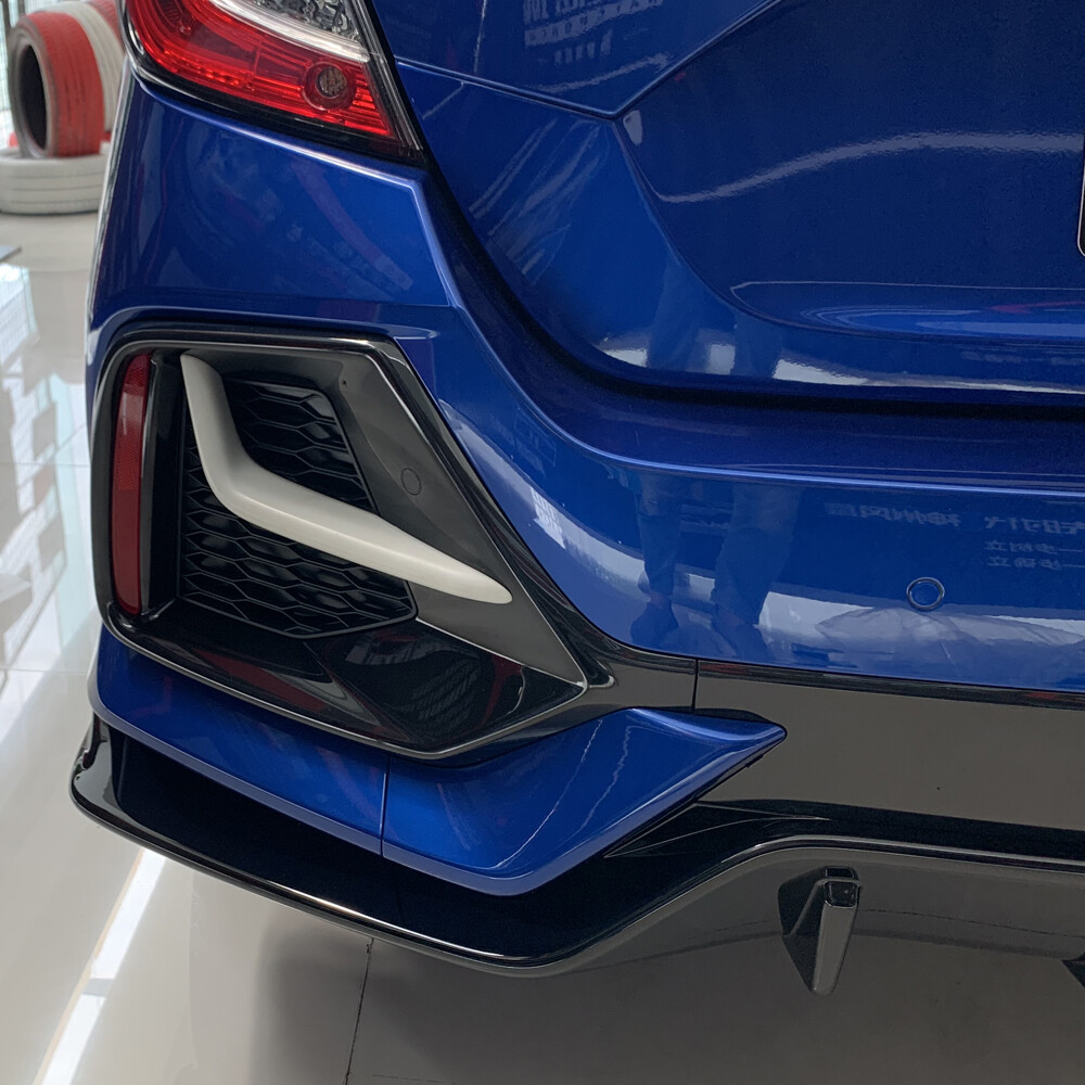 Chrome Car Rear Fog Light Lamp Eyelid Cover Trim For Honda Civic 2020 2021