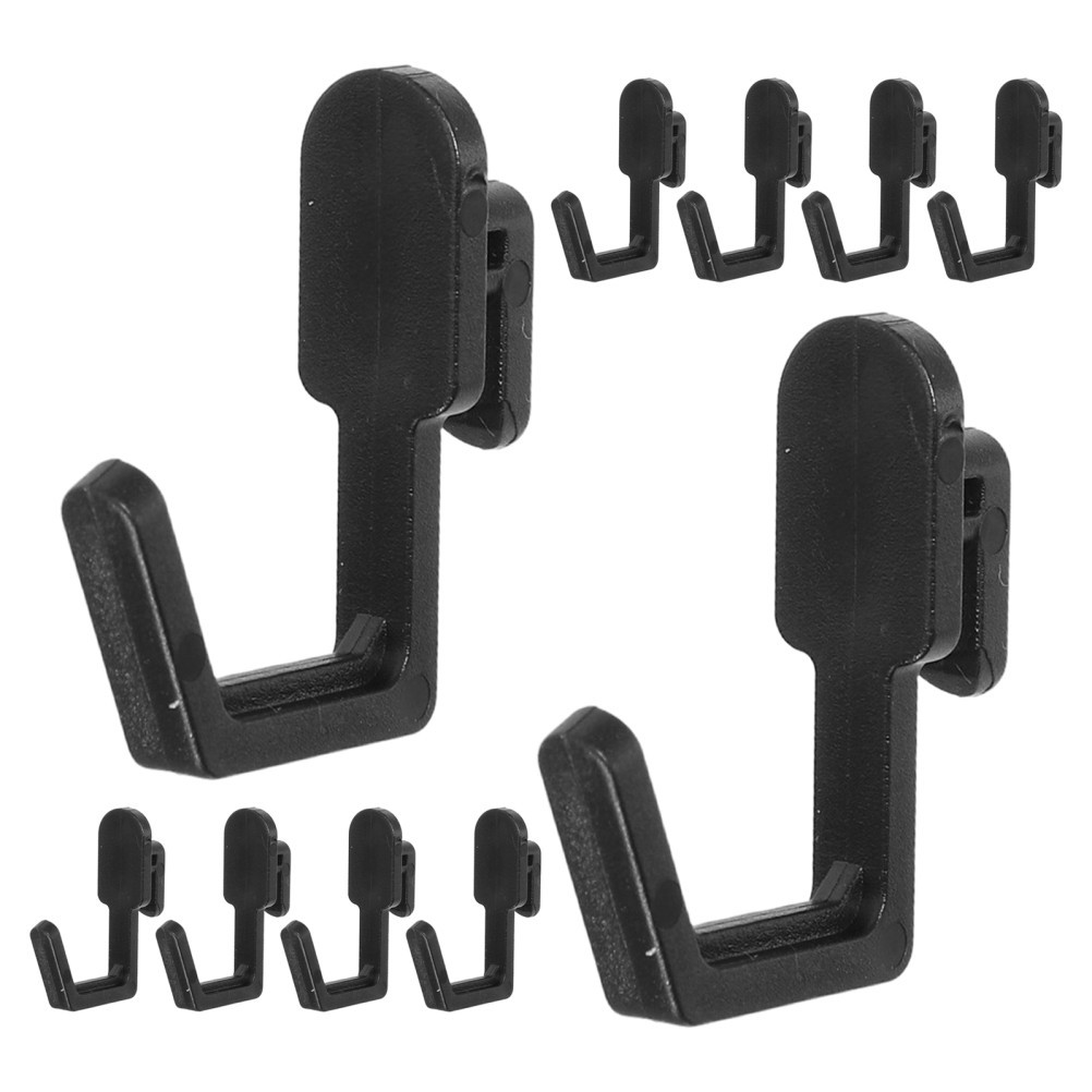 Universal Reusable Plastic Pegboard Hooks for Workshop Garage Tool Storage
