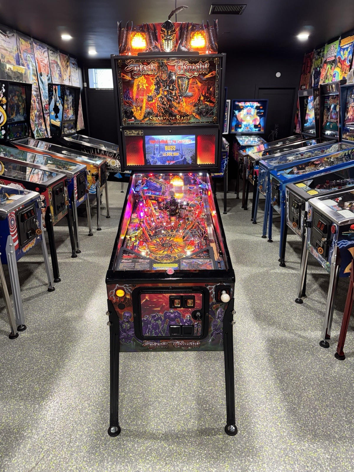 Black Knight Sword of Rage Limited Edition Orange County Pinball Machine Stern