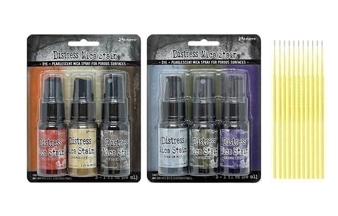 Ranger Holtz Distress Mica Stain Bundle - Halloween Mica Sets #5 & #6 with