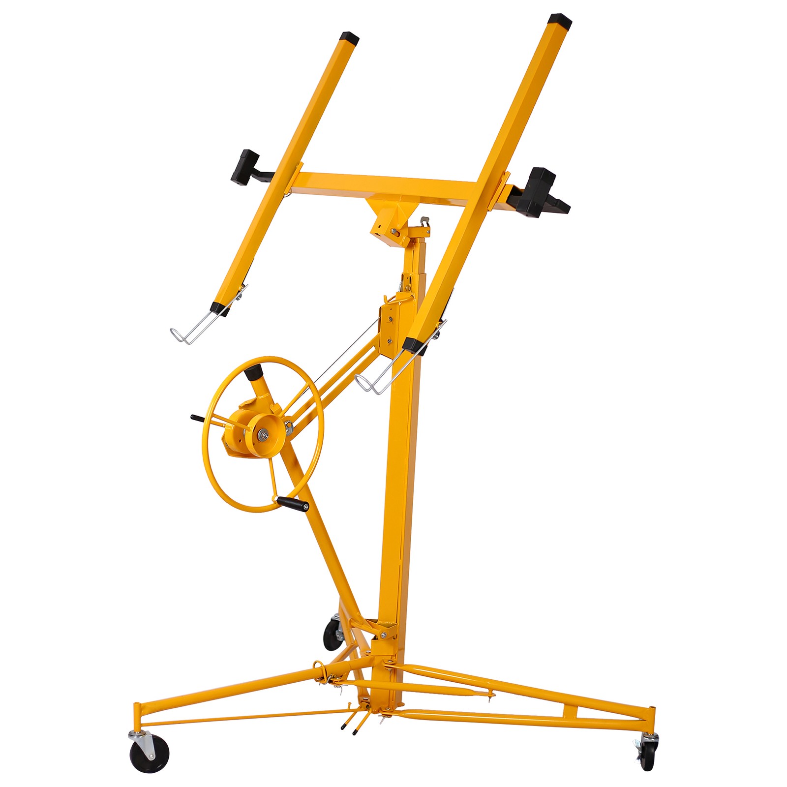 Drywall Lift Jack Rolling Panel Hoist 16 ft Yellow