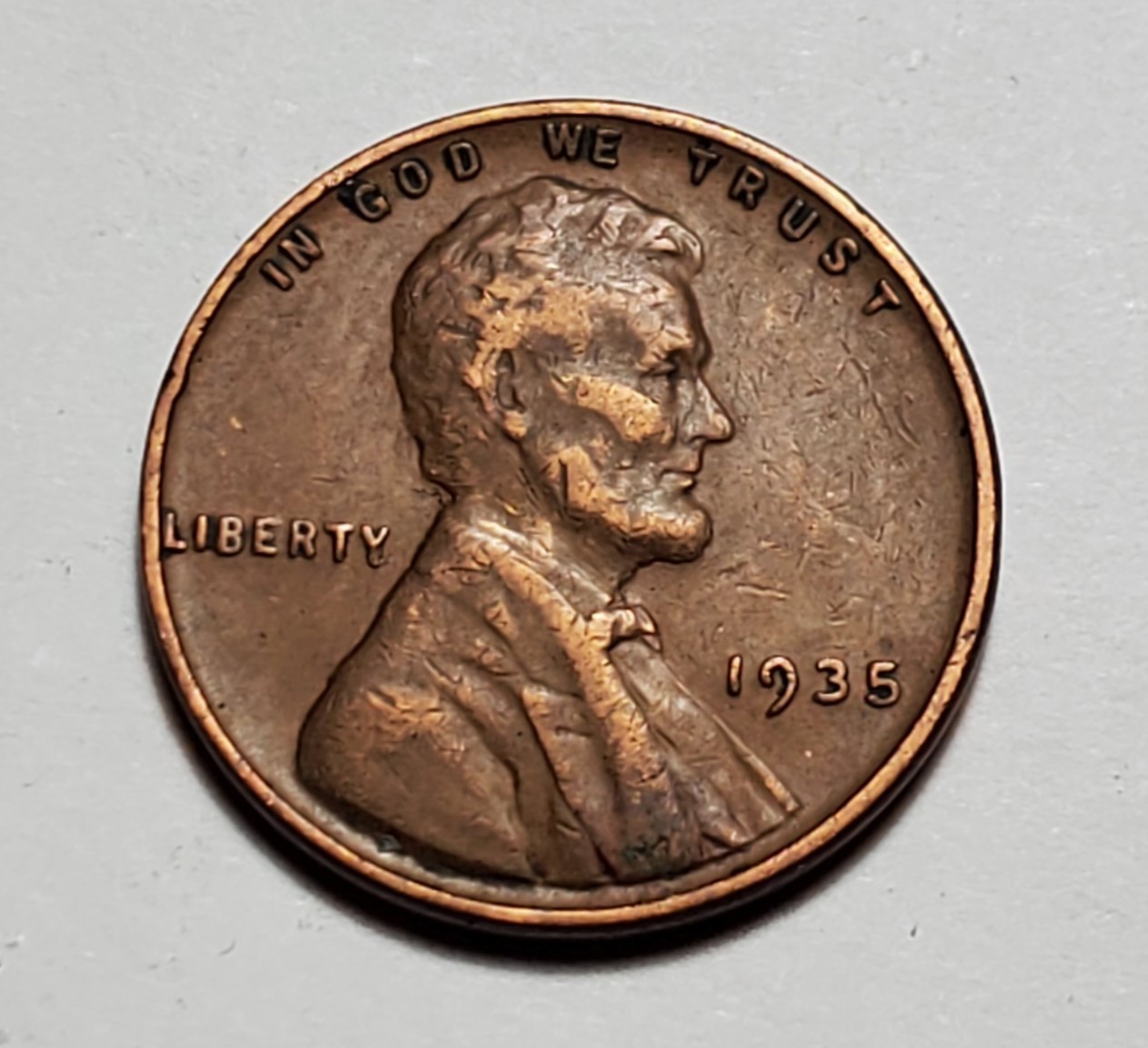1935 P LINCOLN WHEAT PENNY #P3460
