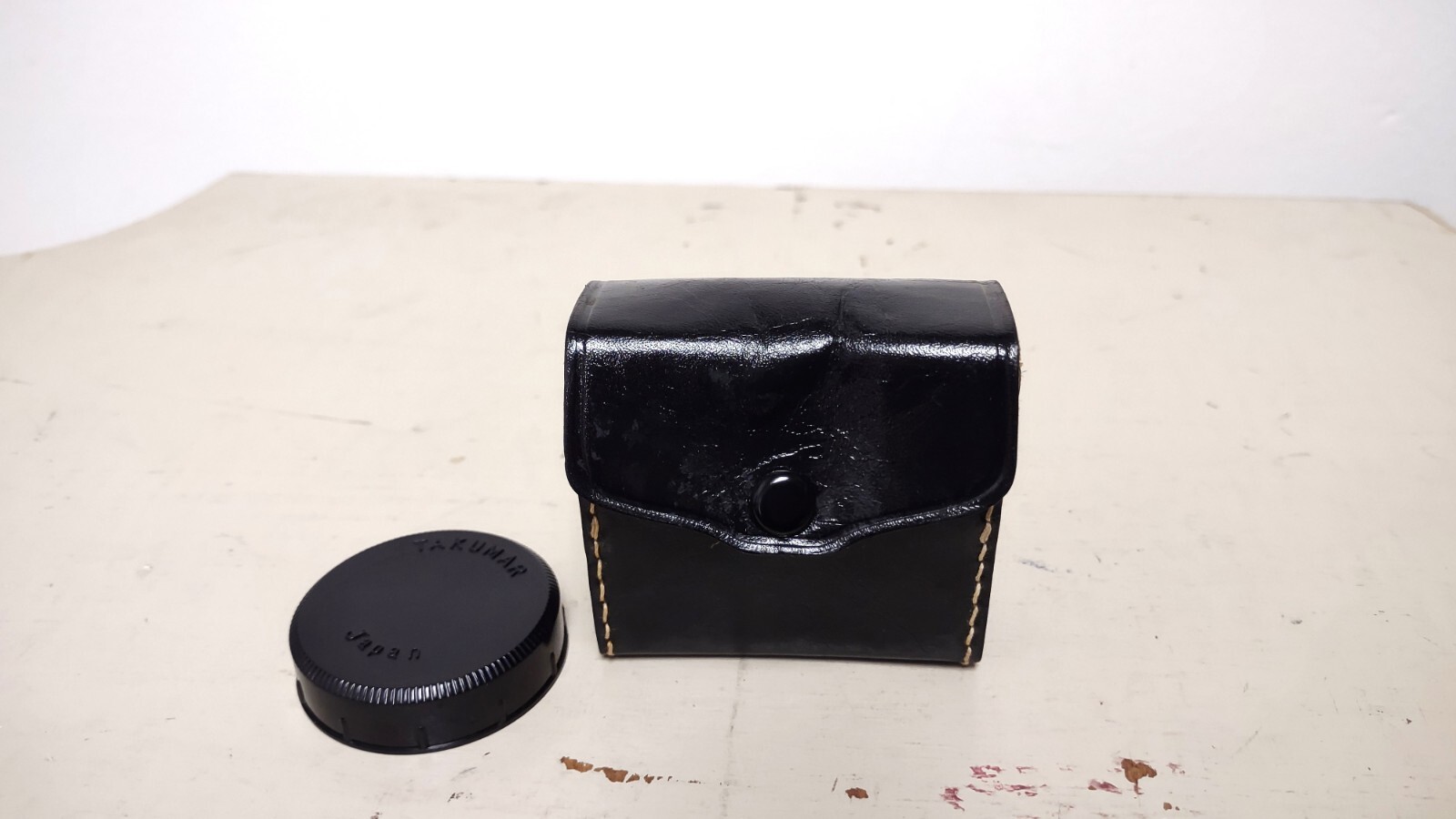 Unbranded Camera Lens Or Filter Case & Takumar Lens Cap Made In Japan
