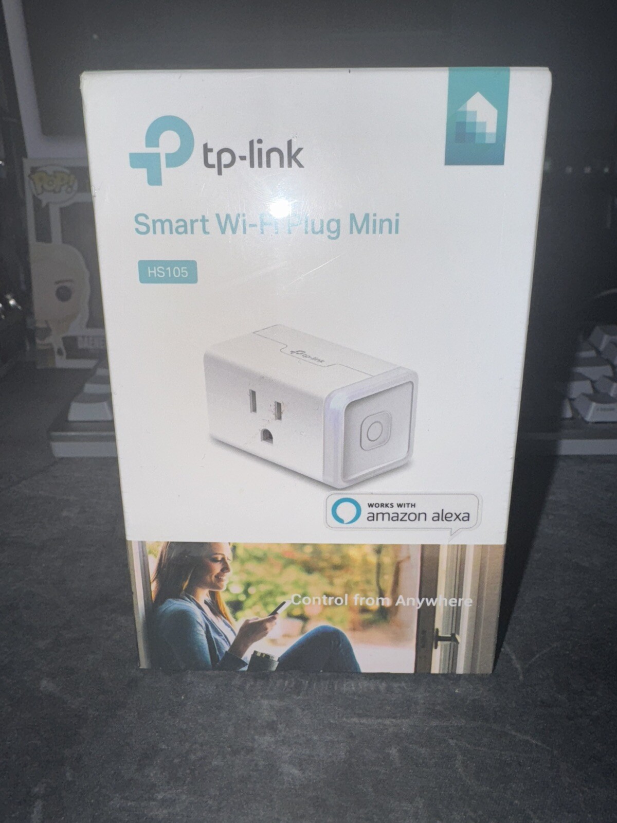 New TP Link Kasa Smart Wi-Fi Plug Mini HS105 Works with Google Home Alexa SEALED