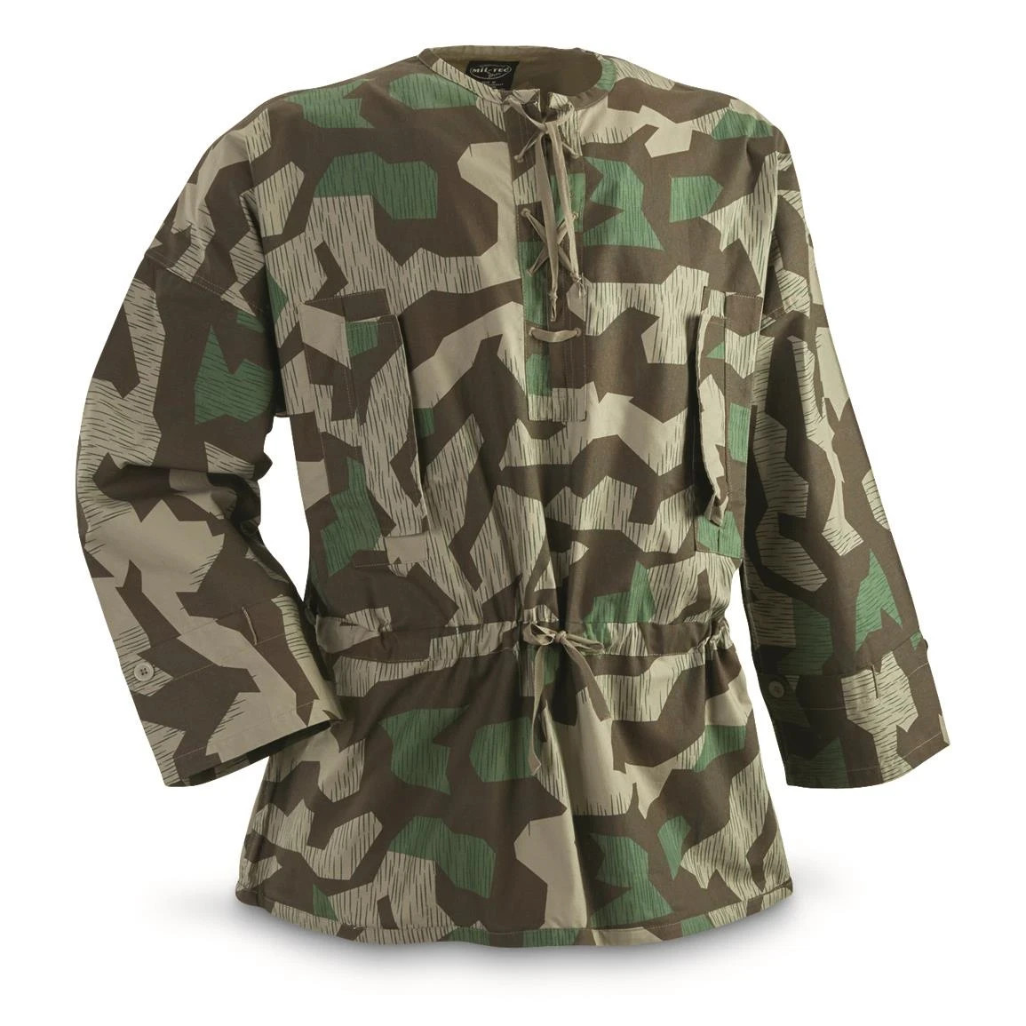 WW2 German Army Green Brown Splinter Camo WH Sniper Anorak Overcoat REPRO Large
