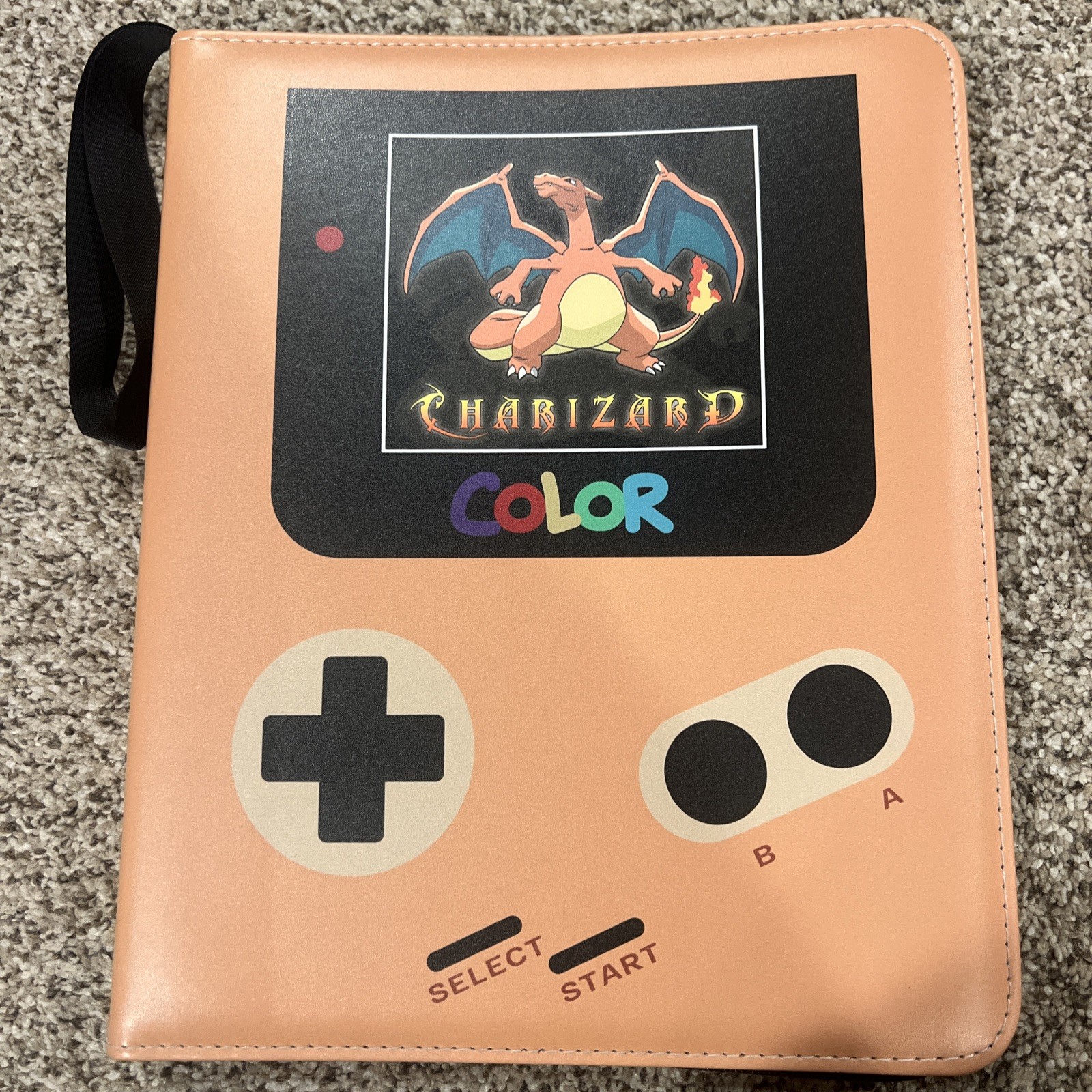 Card Binder for Pokemon Cards Holder Fits 900 Cards w/ 50 Removable Sleeves