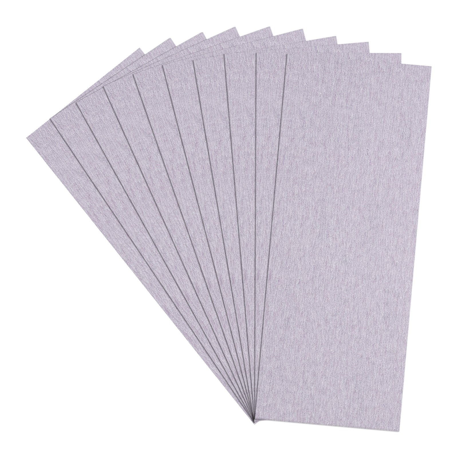 10 Pcs 240 Grit Dry Sandpapers, 3.6 x 9 Inch Sand Papers, Purple