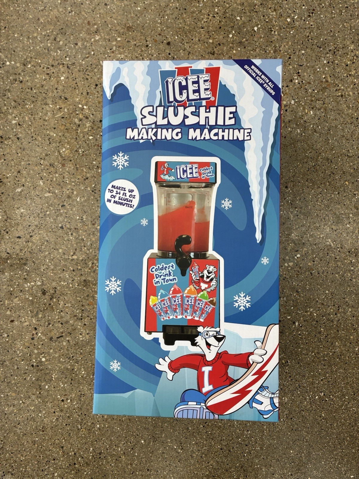 New Icee Sluchie Making Machine Make Slushie at Home New in Box 34 Fl Oz
