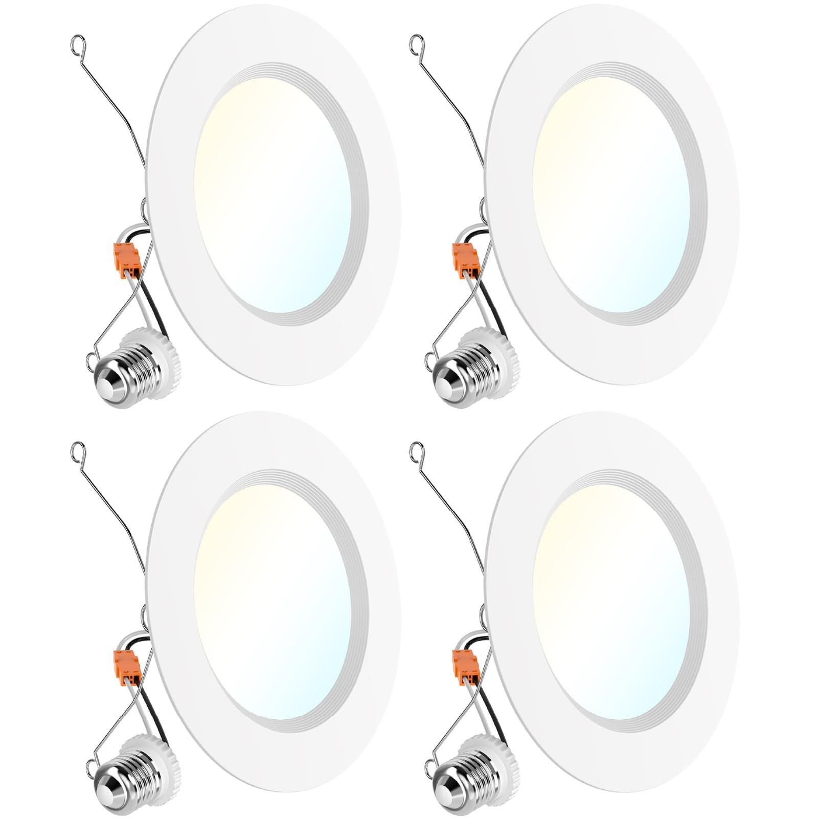 Sunco 6 Inch LED Recessed Light Retrofit, Can Lights for 6 Inch, White