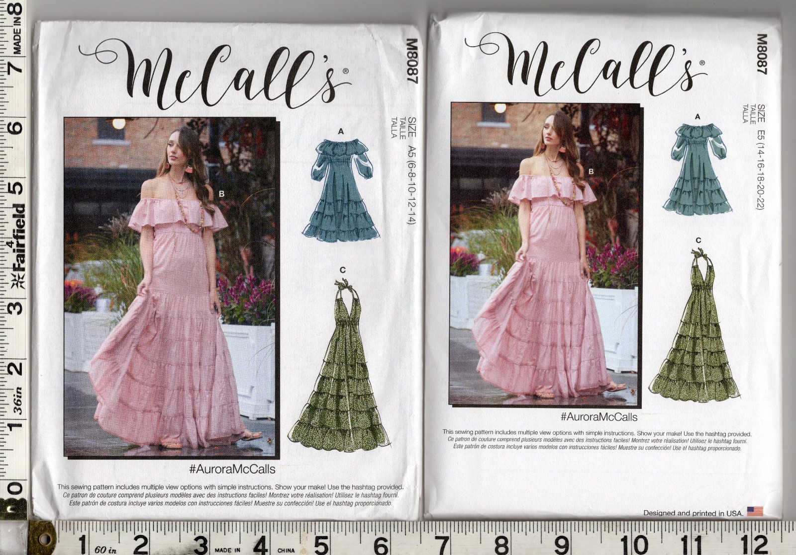 CHOOSE SIZE "Misses' Dresses" ©2020 McCall's Pattern M8087 6-14 or 14-22 NEW