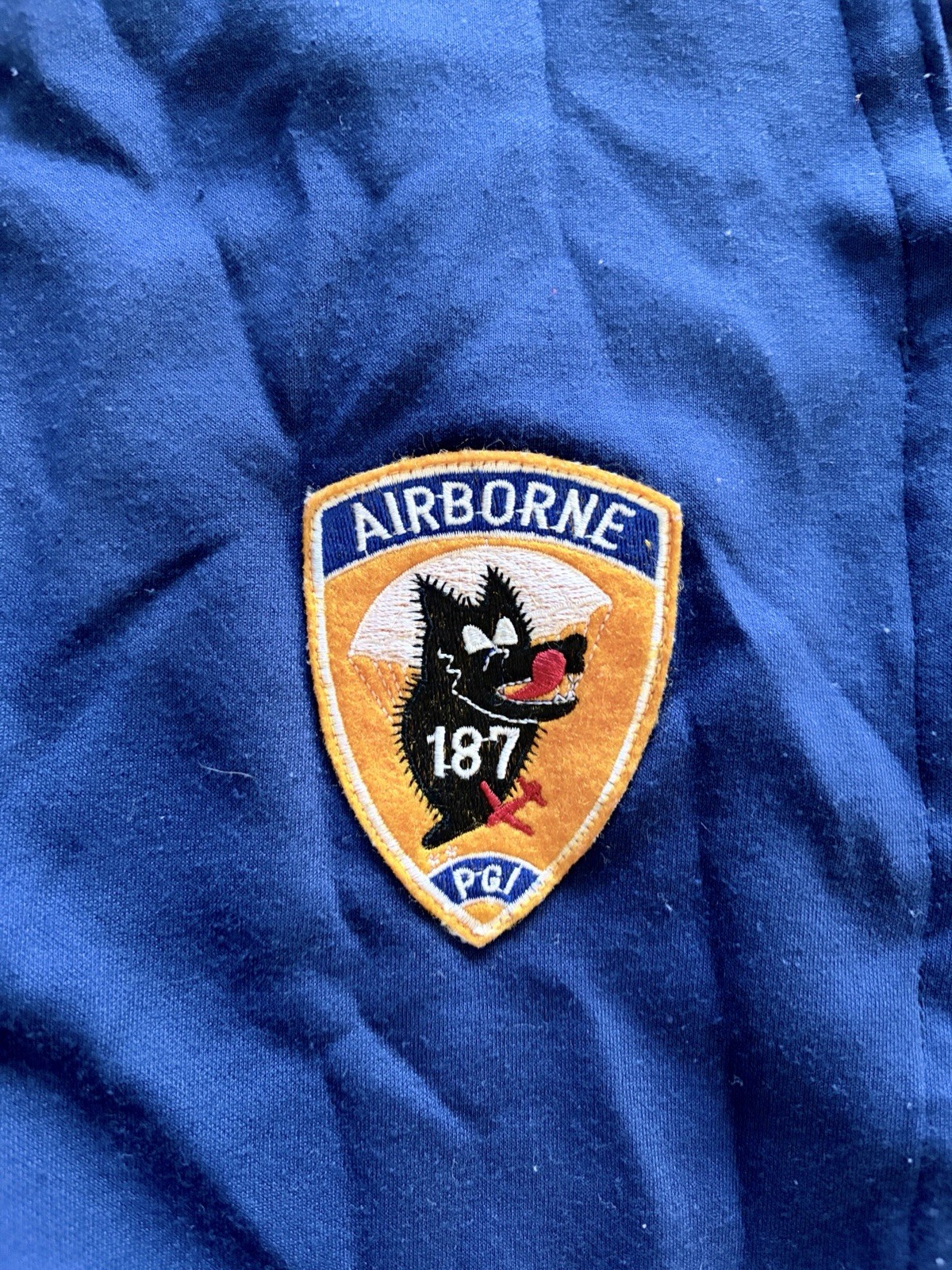 Vintage 11th Airborne Division Vest 187th RCT Patch Luzon Angels Military XL