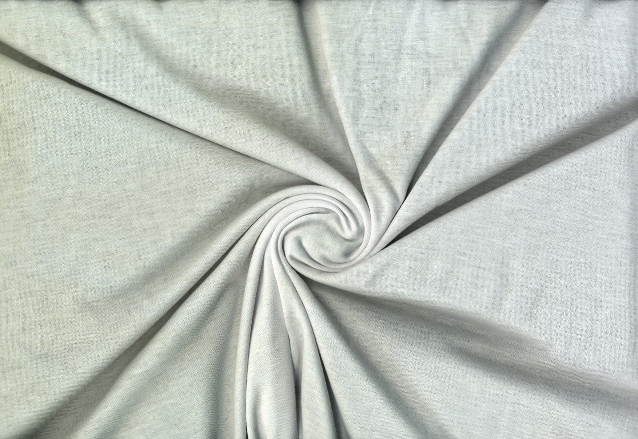 Jersey Slub Polyester Fabric - Soft Stretch Knit for Sewing, Crafts