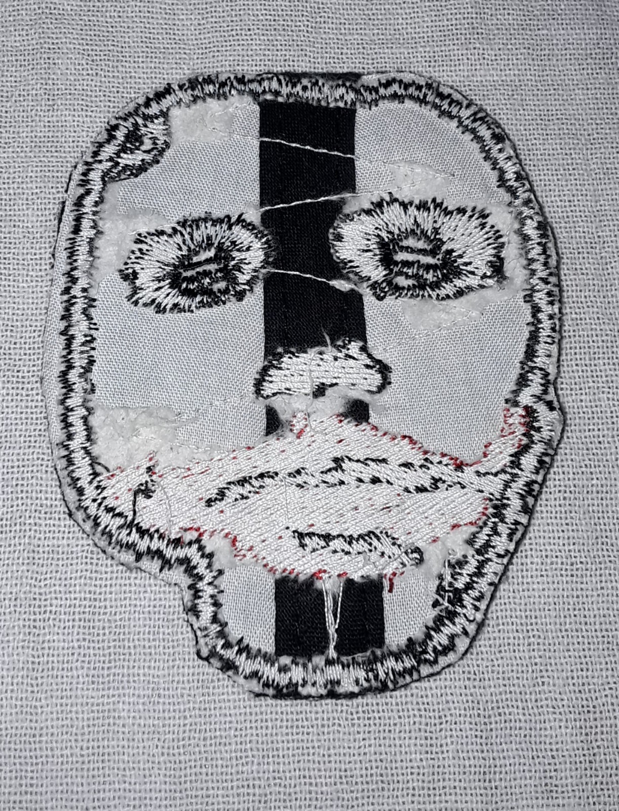 JOKER FACE BATMAN EMBROIDERED PATCH