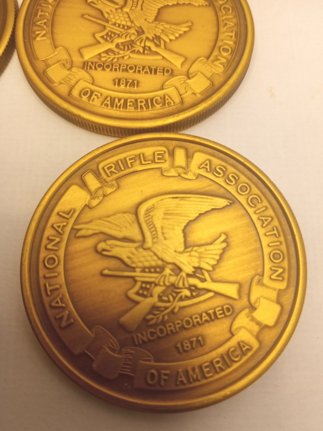 NRA Coins World War I II, World War II,Vietnam,desert Storm 4pc 1936 57 59 64
