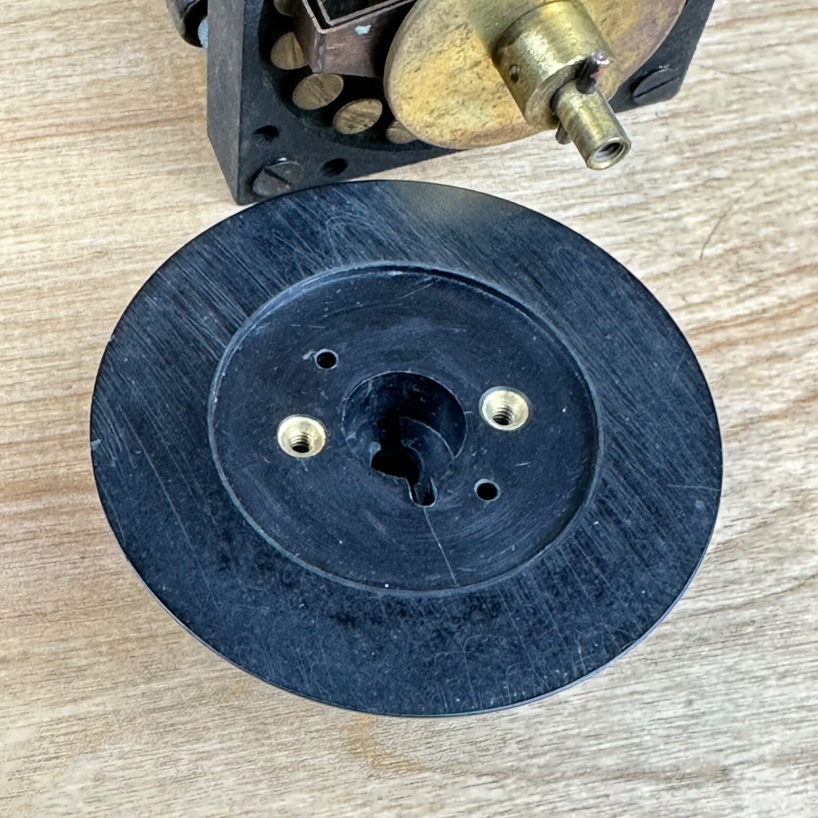 Antique Millivolts Turn Knob Dial Volts Bakelite Brass Selector Switch Unknown