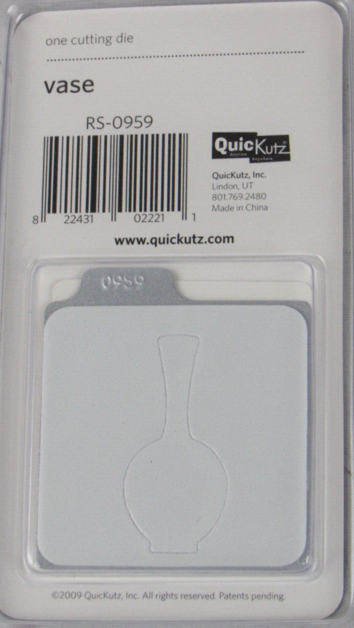 QuicKutz Pitcher 2x2, 1 Cutting Die Set RS-0959