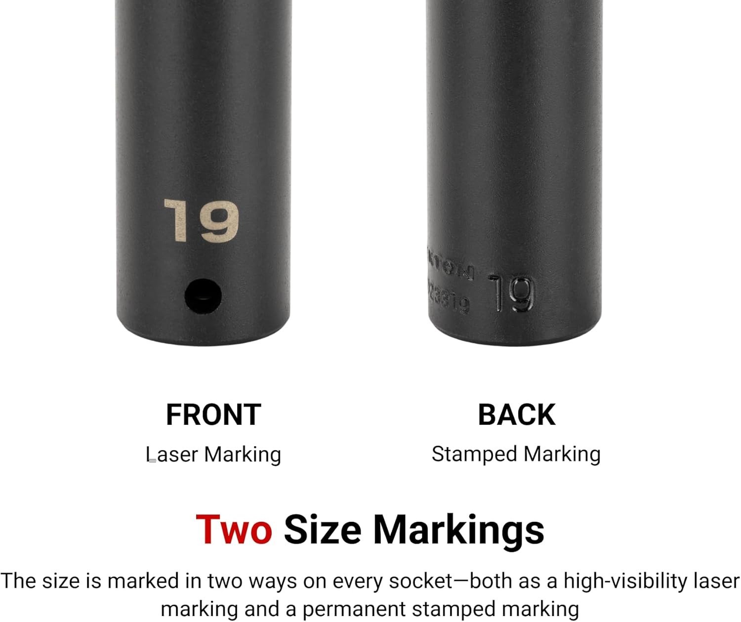 TEKTON 1/2 Inch Drive x 14 mm Deep 12-Point Impact Socket | SID23314