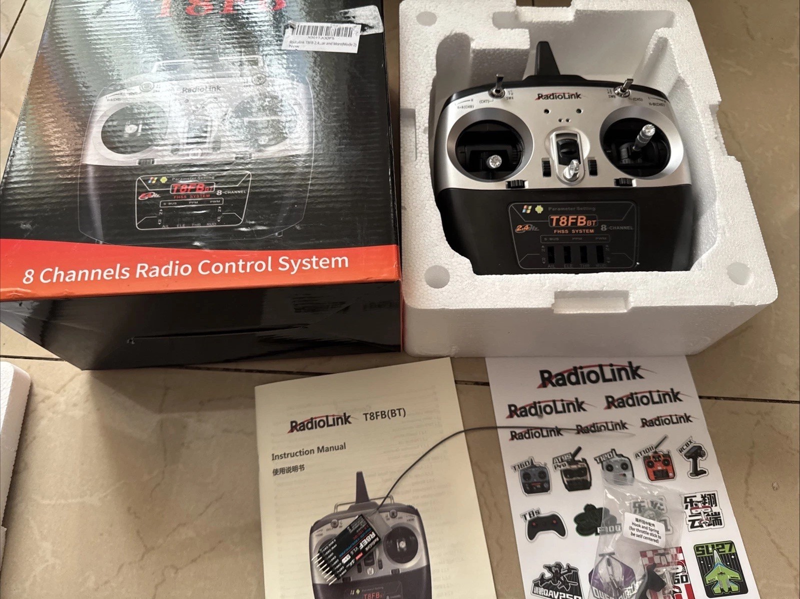 Radiolink T8FB 8 Channels 2.4GHz RC Remote Transmitter and R8EF Receiver