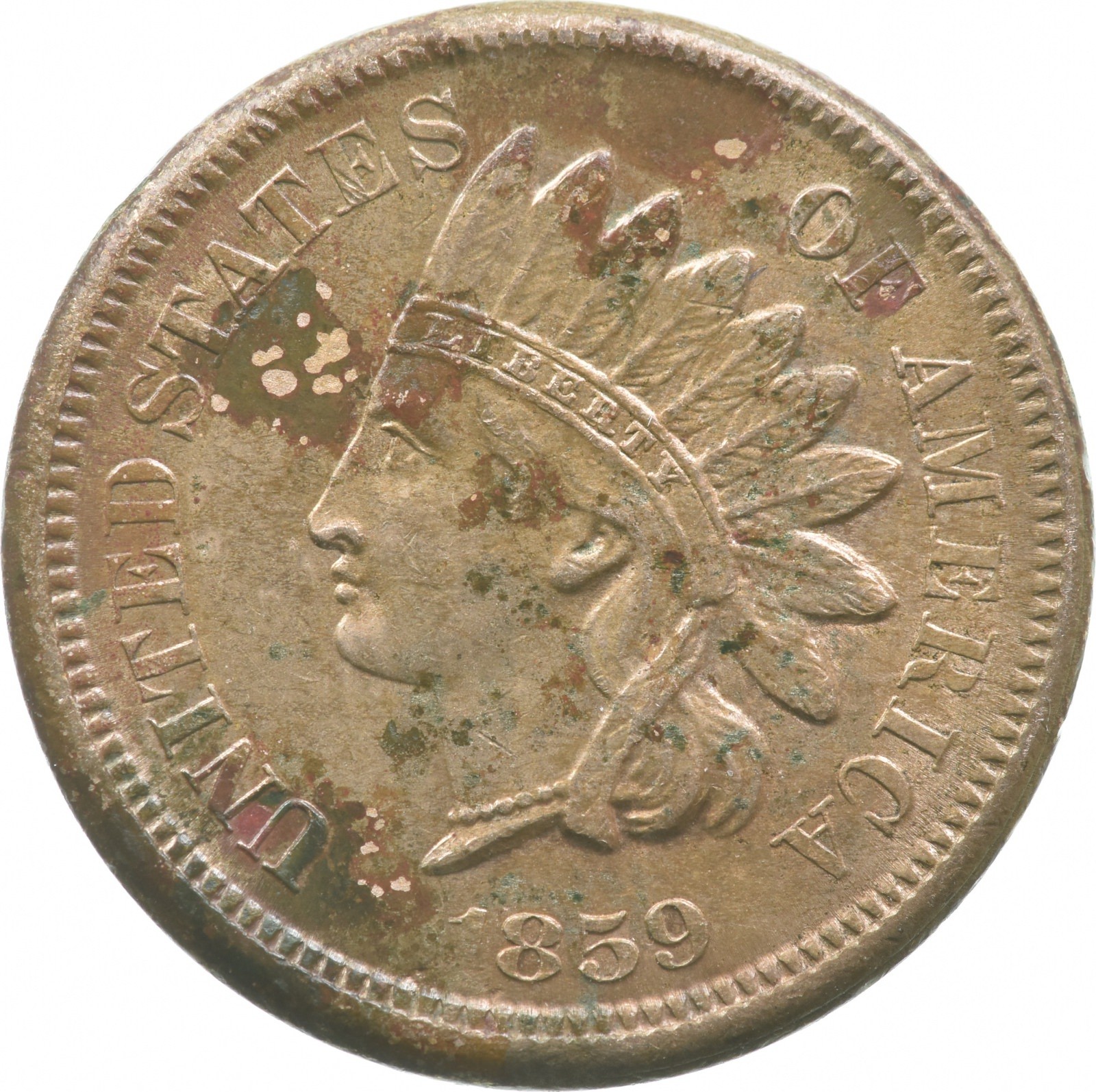 1859 Indian Head Cent *0657
