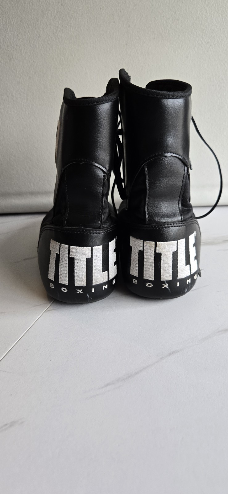 TITLE Boxing High-Top Boxing Shoes Size 8 Mens