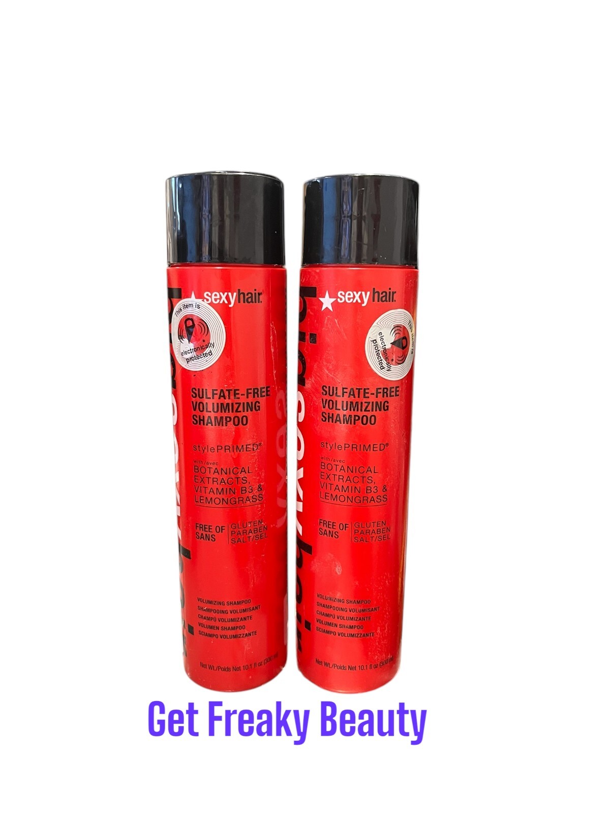 2 PACK. 10.1 oz. Big Sexy Hair Sulfate-Free Volumizing Shampoo. 300ml. NEW.