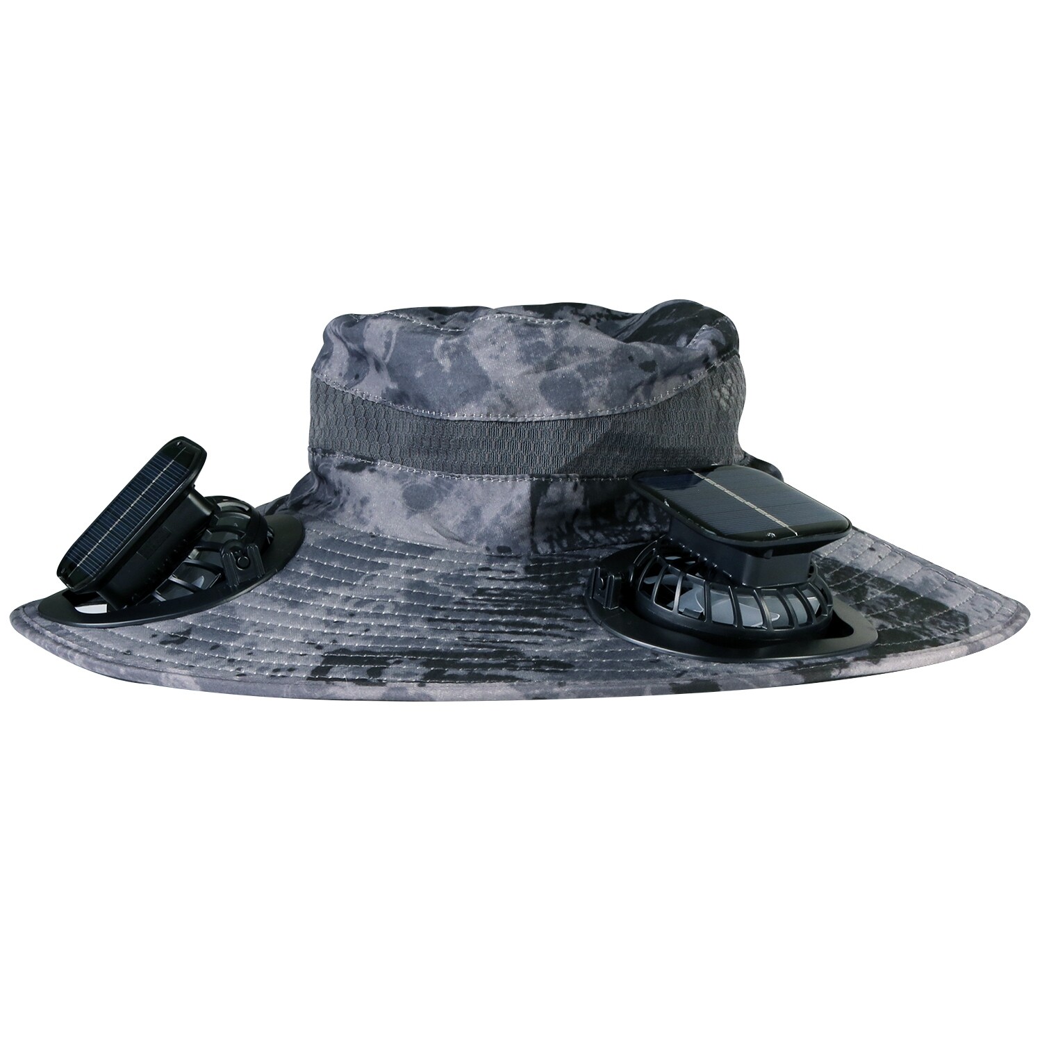 New Outdoor Sun Hat with 2 Rechargeable Fans, UPF50+, Waterproof Nylon