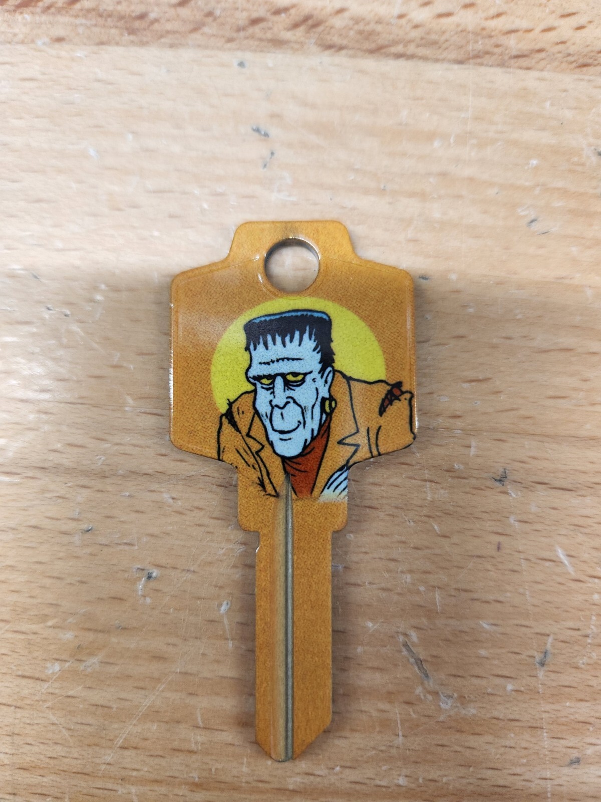 FRANKENSTEIN PRINTED SCHLAGE SC1 KEYBLANK - READ DETAILS BELOW