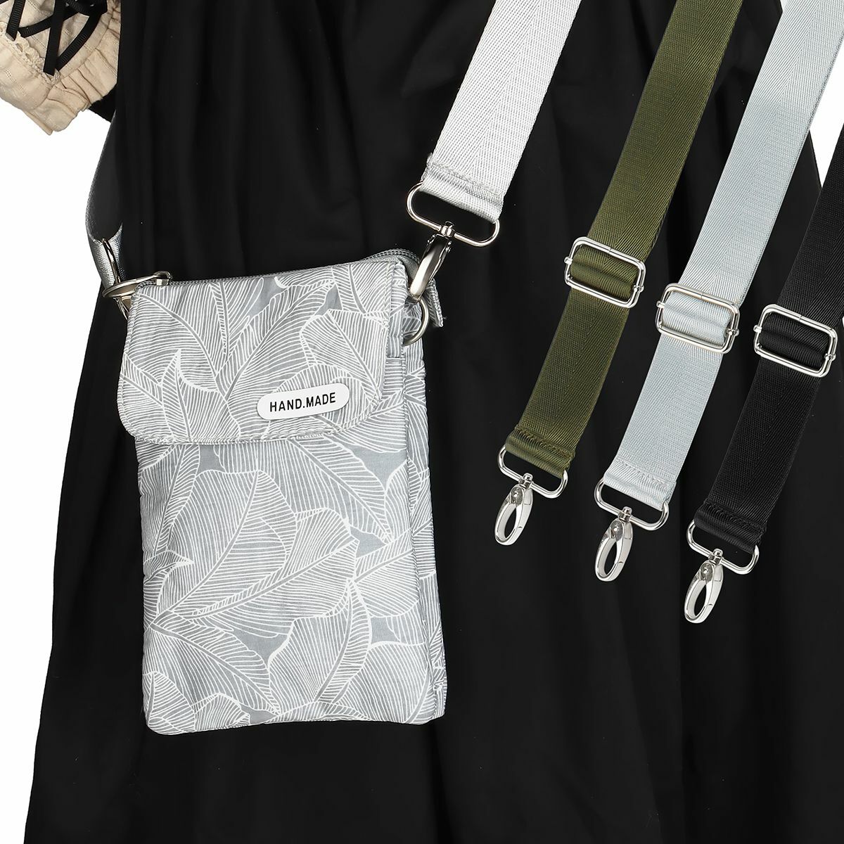 5FT Shoulder Bag Strap Adjustable Crossbody Replacement Handbag Belt Handle Wide