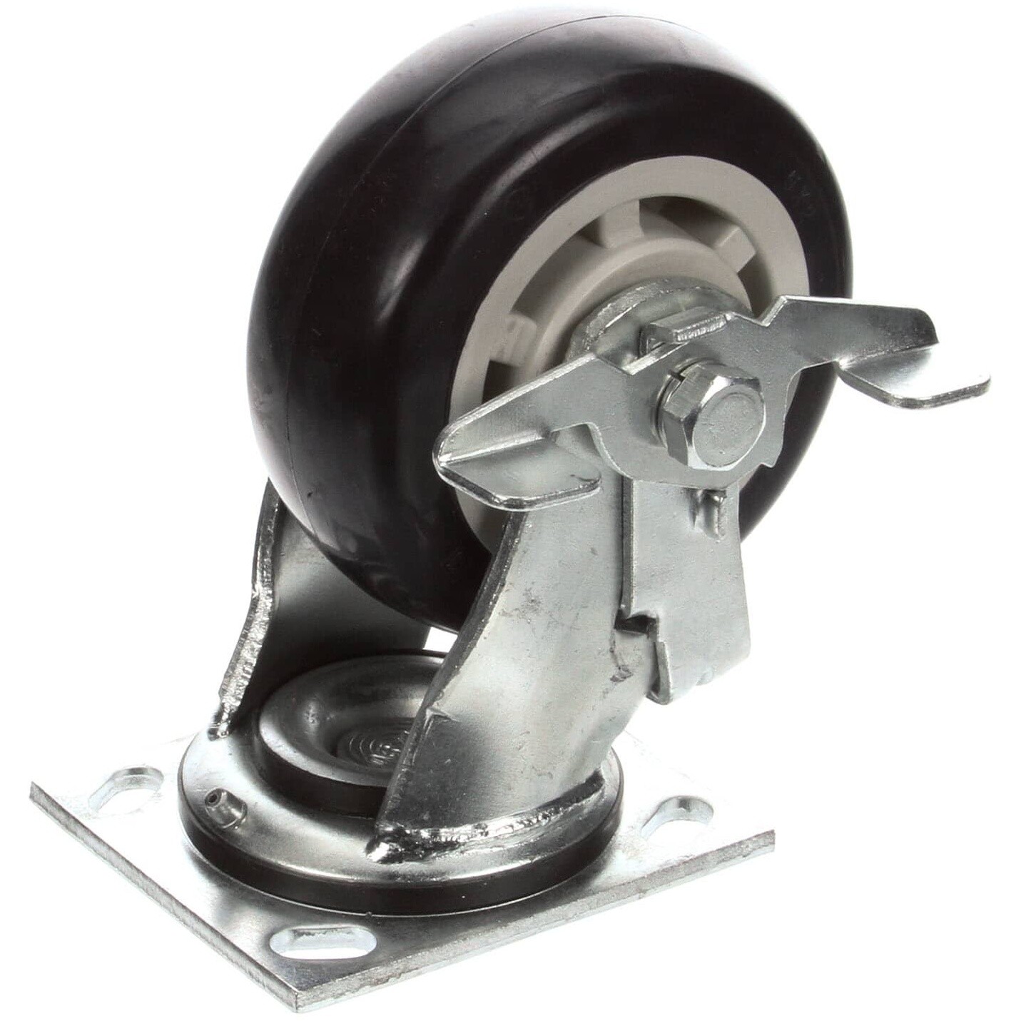 FWE CSTR52SBPPF Caster 5 Swivel Brake Ez Roll