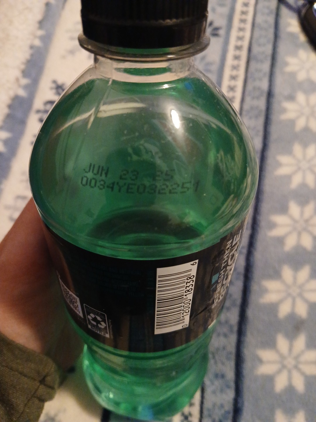 Mountain Dew Baja Blast Zero Sugar Full 20oz Bottle (2025) RARE!!