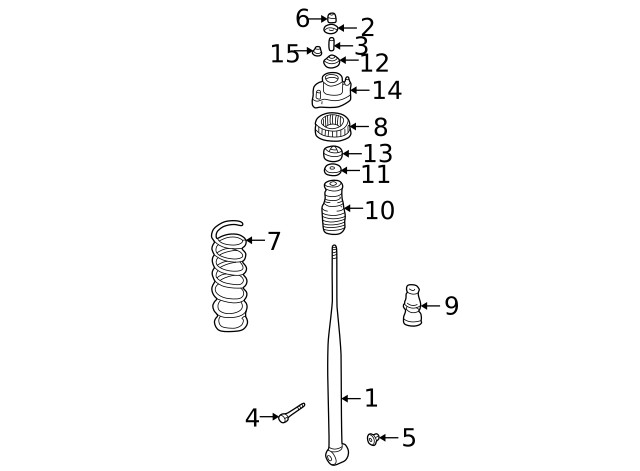 Genuine Mitsubishi Bushing MR554369