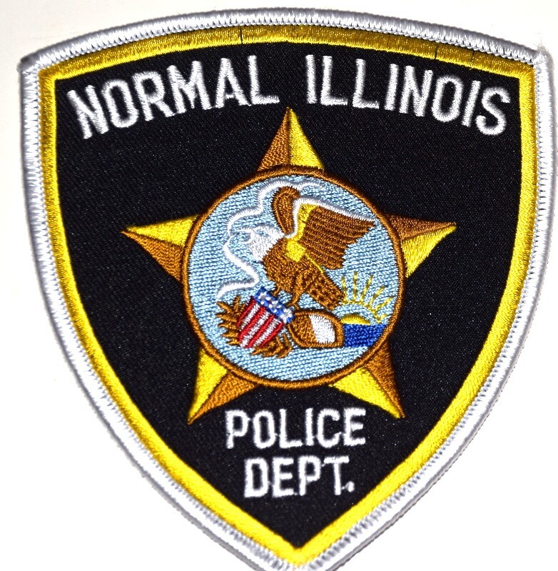NORMAL ILLINOIS IL Sheriff Police Patch STATE SEAL SUNRISE FLYING EAGLE BANNER